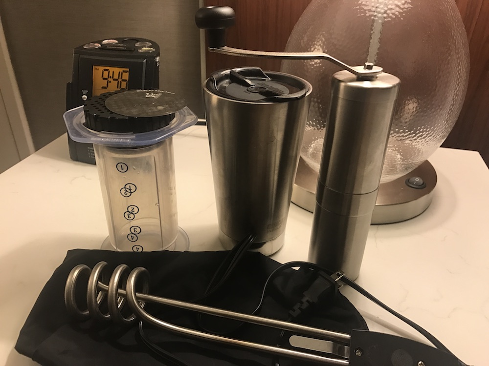 travel coffee gear